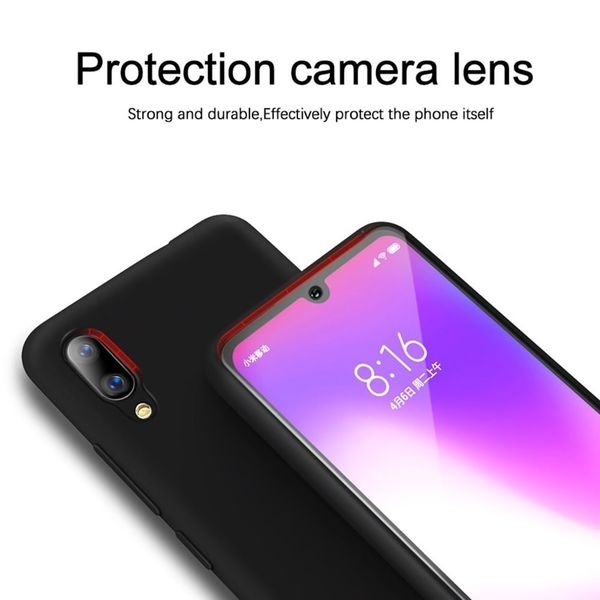 Чехол-накладка силиконовый Innovation Matt 0.6mm для Xiaomi Mi9 (6.39") Черный