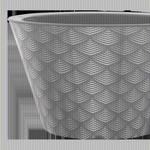 Кашпо для цветов пластиковое 5л d-23 см «Флейк» Оливковый (фольга)