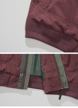 Куртка Nothomme Monterest Outdoor Water-Repellent Retro Mountain Style Color-Block Loose Fit Stand Collar Workwear Jacket