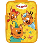 Ледянка Три кота мягкая 400х540мм Три кота на желтом