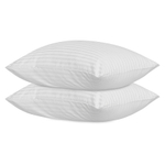 Набор наволочек из страйп-сатина из коллекции essential, 50х70 см