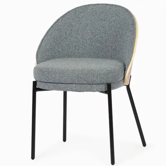 Обеденный стул Rosin, серый, шпон ясеня