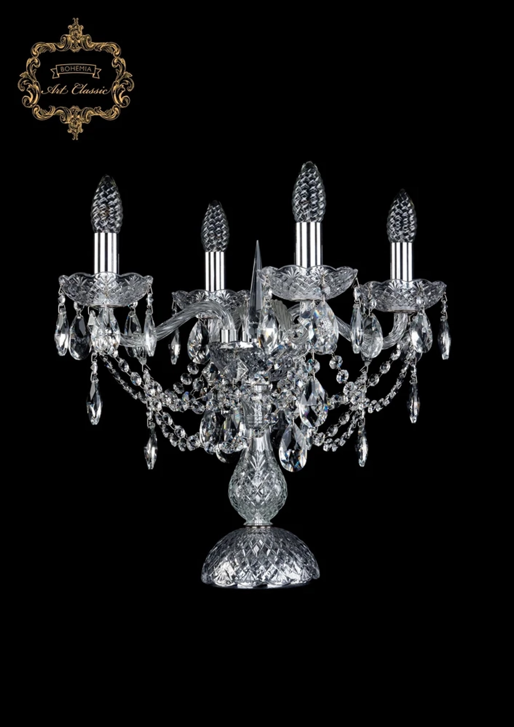 Декоративная настольная лампа Art Classic 12.25.4.141-37.Cr.Sp