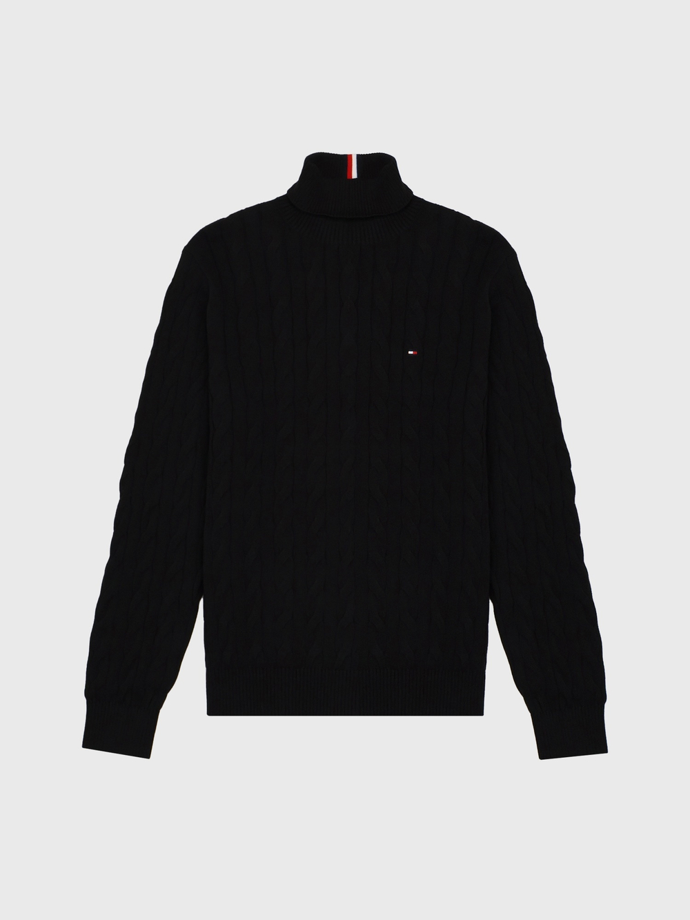Свитер Tommy Hilfiger Cable Knit Turtleneck Black