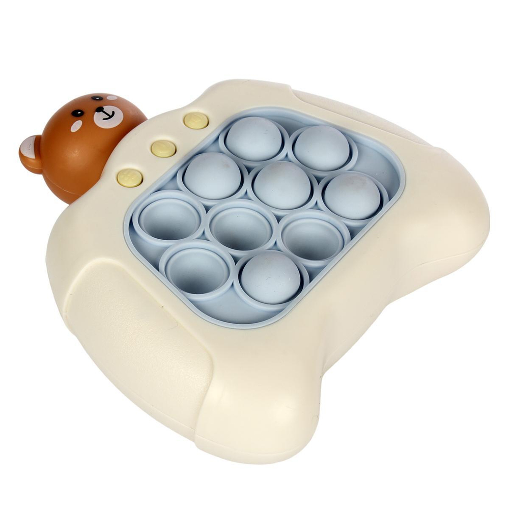 Игрушка антистресс животные с музыкой 12х13 см, 5 цвета микс, без батареек в коробке, коробка с-30939