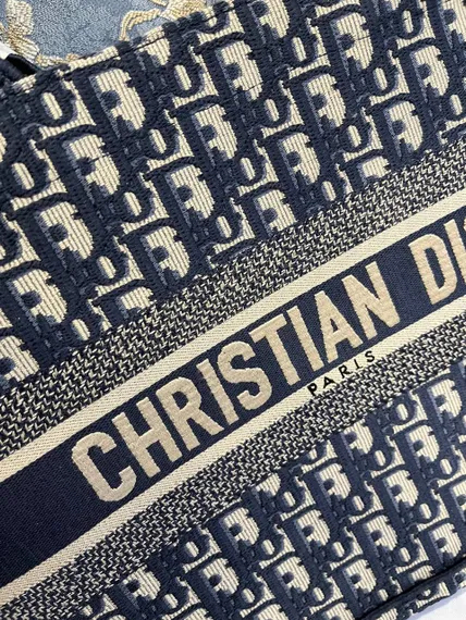 Сумка Dior Book Tote, темно-синий