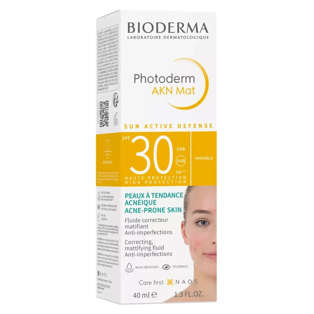 Солнцезащитная матирующая эмульсия Bioderma Photoderm AKN Mat SPF30 40 мл