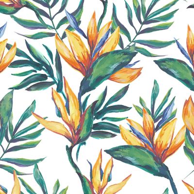 Тропический летний принт