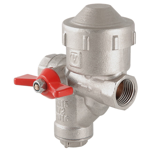 Кран шаровый с фильтром и редуктором давления ВВ внутренняя резьба 1/2" (Valtec VT.299) (левый)