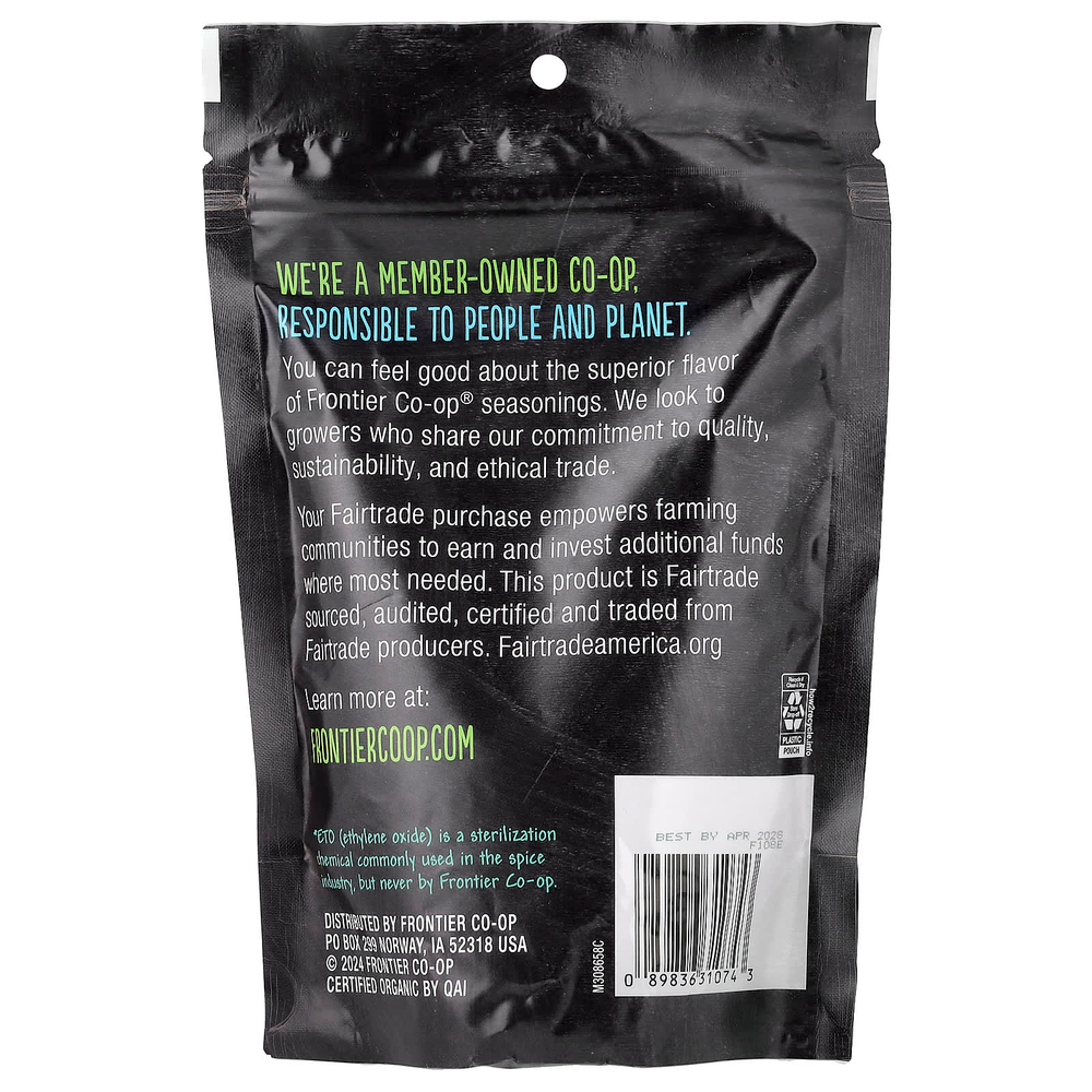 Frontier Co-op, органическая цейлонская корица, приобретенная с соблюдением принципов справедливой торговли, 158 г (5,57 унции)