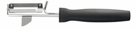 Овощечистка 5,5/18 см. с плавающим лезвием, черная нерж. с пластик. ручкой Icel