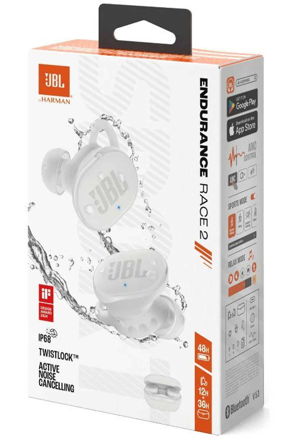 Наушники беспроводные JBL JBLENDURACE2WHT