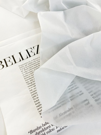 БЕЛЫЙ - Флизелин клеевой 60гр (1254 Евгения)