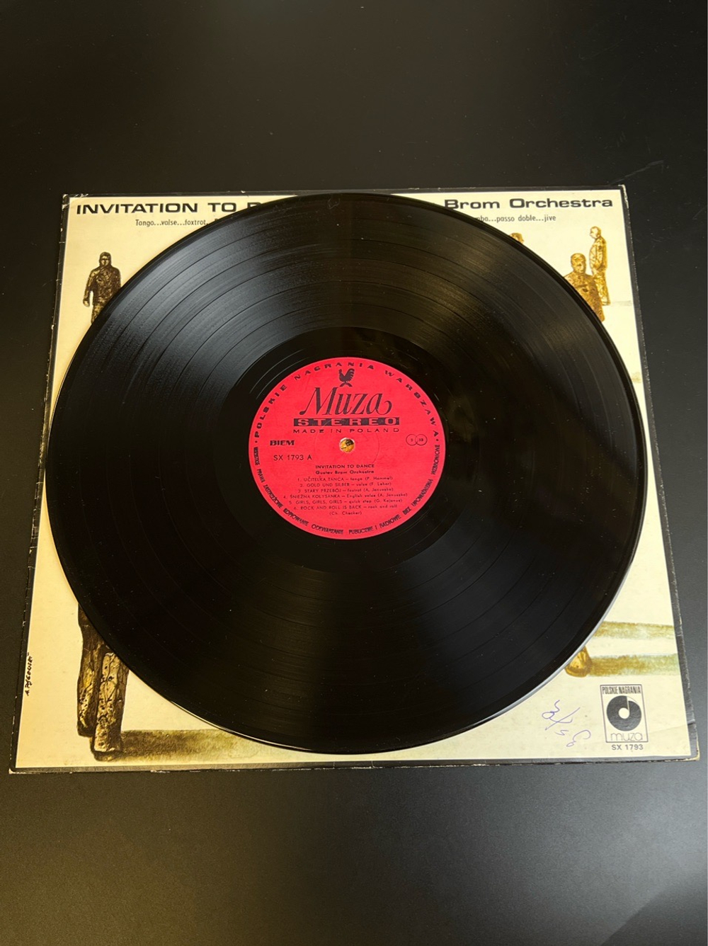 LP Gustav Brom Orchestra ‎– Invitation To Dance. Виниловая пластинка 12 дюймов. Muza Польша
