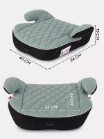 Автокресло MOWBaby BOOST 1034 (Green) группа 3 (22-36кг)