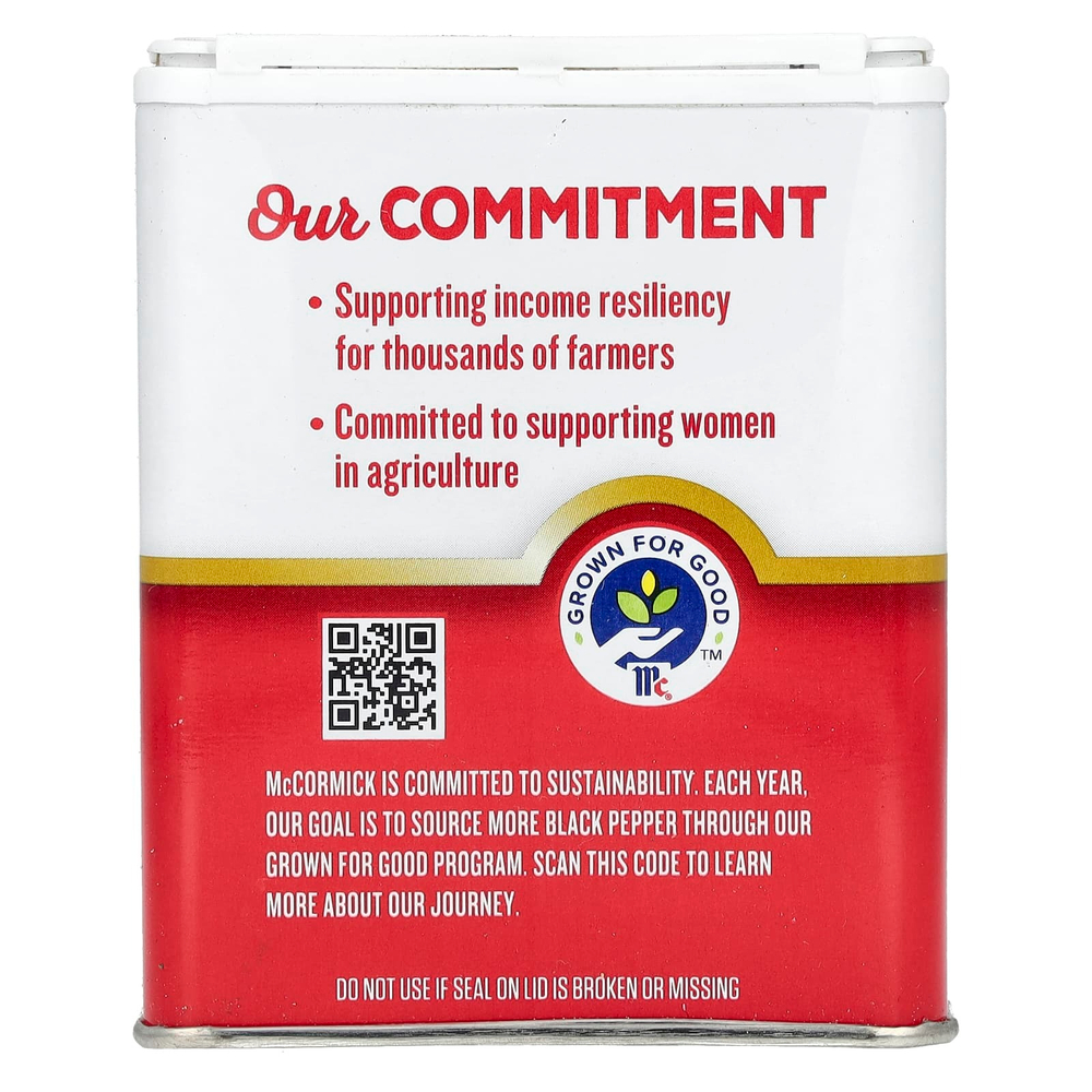 McCormick, Чистый молотый черный перец, 85 г (3 унции)