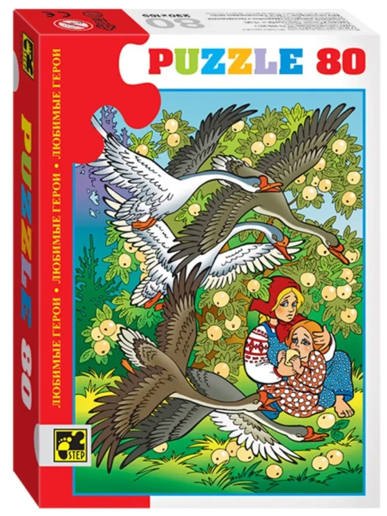 Пазлы Любимые герои, 80 элементов