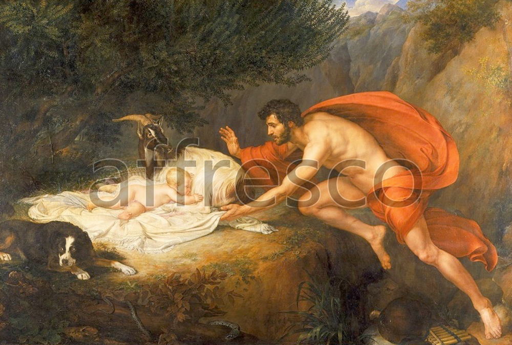 Фреска Giovanni Tognolli, The Finding of Aesculapius