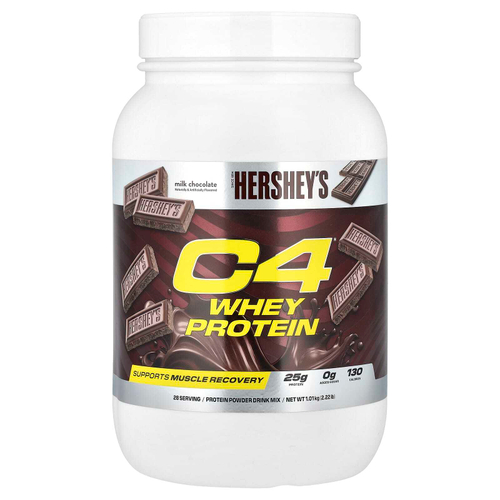 C4 / Cellucor, C4® Whey Protein, молочный шоколад Hershey's, 1,01 кг (2,22 фунта)
