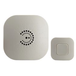 Звонок дверной ЭРА BIONIC Ivory беспроводной слоновая кость 6 мелодий | Электрозвонки беспроводные