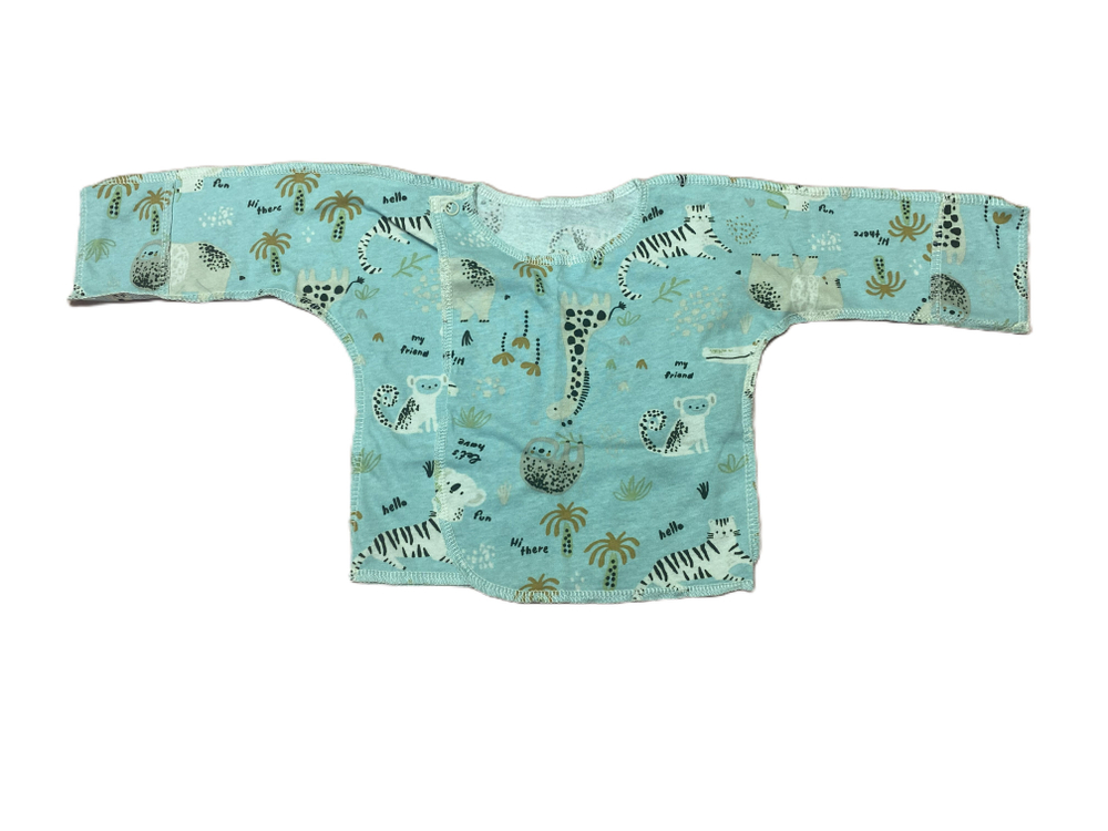 Распашонка с двумя кнопками из кулирки (100% хлопок) на рост 62 см