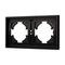 Рамка пластиковая FRM-TENDO-PL-2-BK Arlight 053840