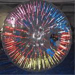 Светящийся зорб "Neo" ТПУ, усиленные сиденья, диаметр 2.8 м