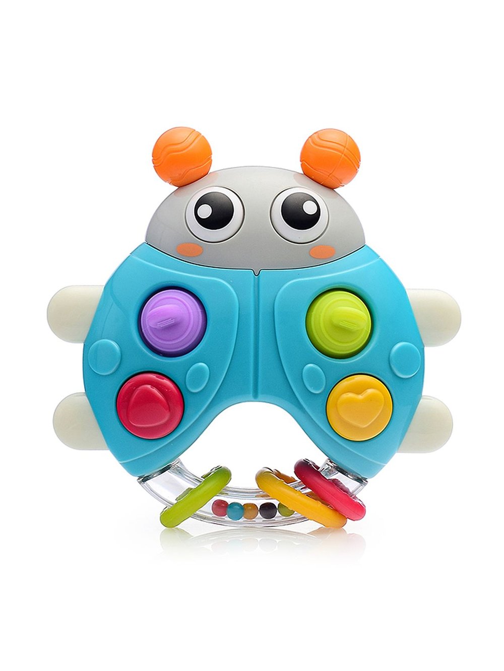 Игрушка развивающая-погремушка Веселый жук (G310)