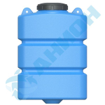 Бак навесной прямоугольный вертикальный с приямком Анион 75 л. вертикальный (525x260x800см;синий) - арт.559456