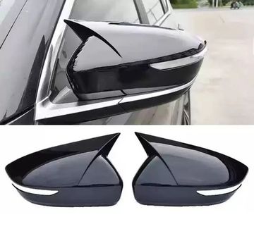 Накладки на зеркала M Style Jetour X70 Plus 2020-2026 чёрный глянец