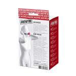 Красный кляп-шар 4,5см на черных ремешках ToyFa Anonymo 310303