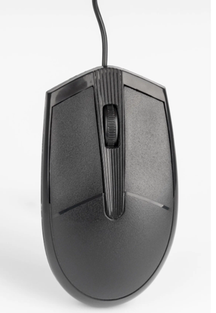 Мышь проводная PERFEO "BULK" чёрный 3 кнопки USB