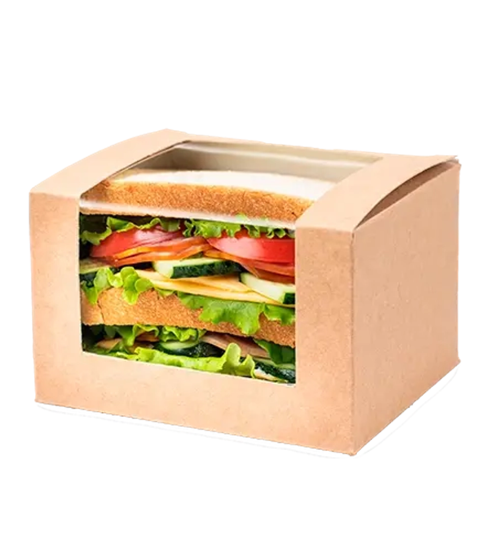 Упаковка OSQ Square Cut sandwich box (300 шт/кор)