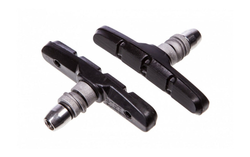 Колодки тормозные Shimano M70T, для V-br, 70мм, резьбовые, с шайбами и гайками, комплект -2шт., черные