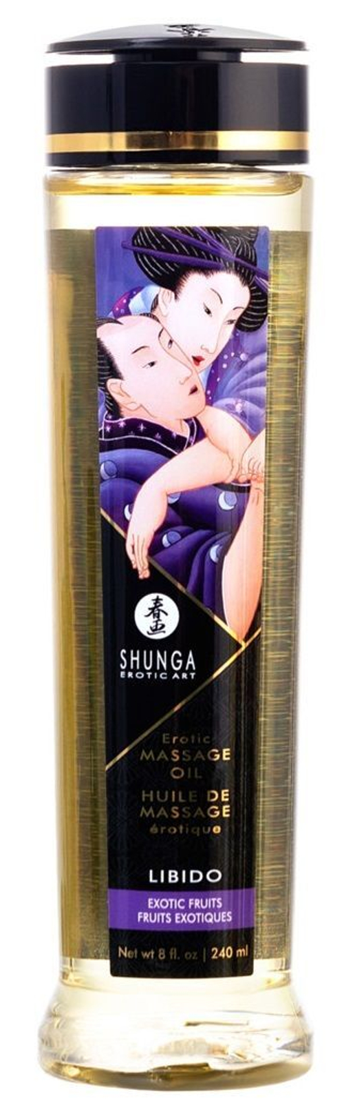 Массажное масло Libido Exotic Fruits с ароматом экзотических фруктов - 240 мл.