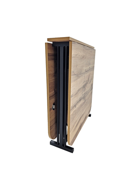 Стол-книжка Мир стульев Искра, Дуб вотан, Черный муар