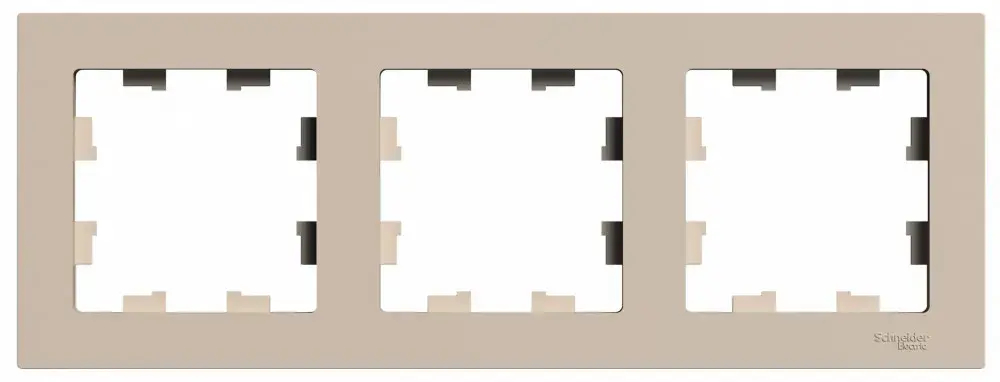ATLASDESIGN 3-постовая РАМКА, универсальная, ПЕСОЧНЫЙ