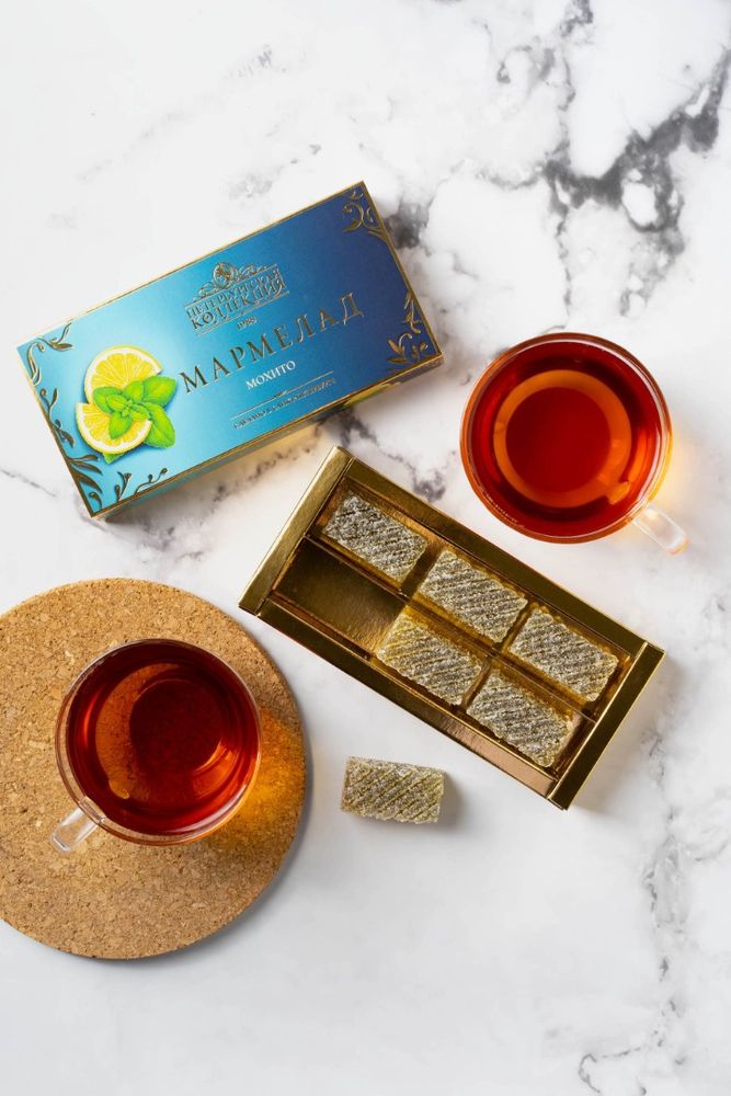 Мармелад Мохито: Лимон, Мята - Петербургская Коллекция 160 гр