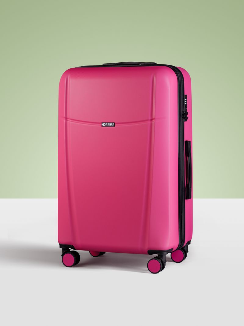 Чемодан Bonle размер L Розовый