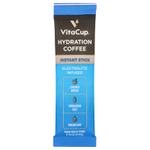 VitaCup, Растворимый кофе с электролитами для гидратации, средняя обжарка, 18 порционных палочек, по 4,4 г (0,16 унции)