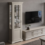 ЛОРЕНЦО Шкаф для посуды однодверный (Дуб Сторсанд)