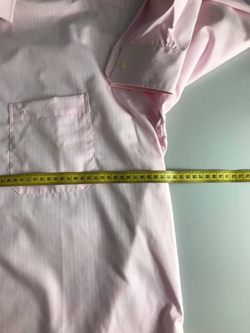 Рубашка Eterna стильного оттенка, маркировка 42, визуально на 52 размер