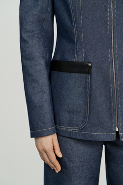 Жакет джинсовый