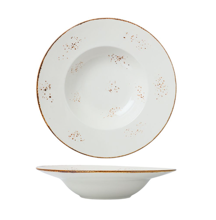 Тарелка глубокая d=23 см, фарфор "NOBLE" серия "Grace"