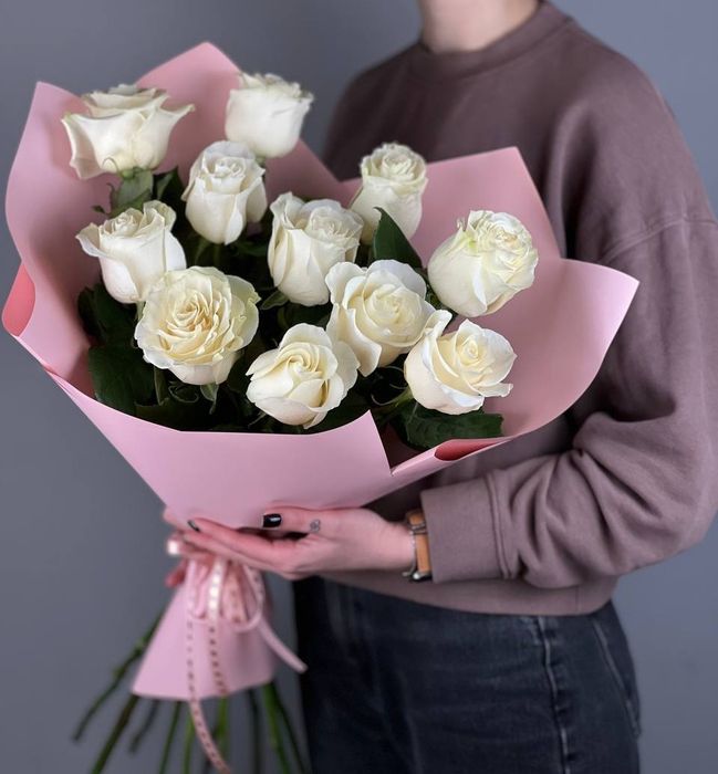 Букет премиальных роз Мондиаль 70 см (в упаковке)