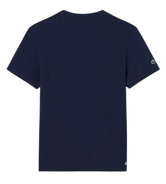Мужская теннисная футболка Lacoste Tennis x Daniil Medvedev - navy blue