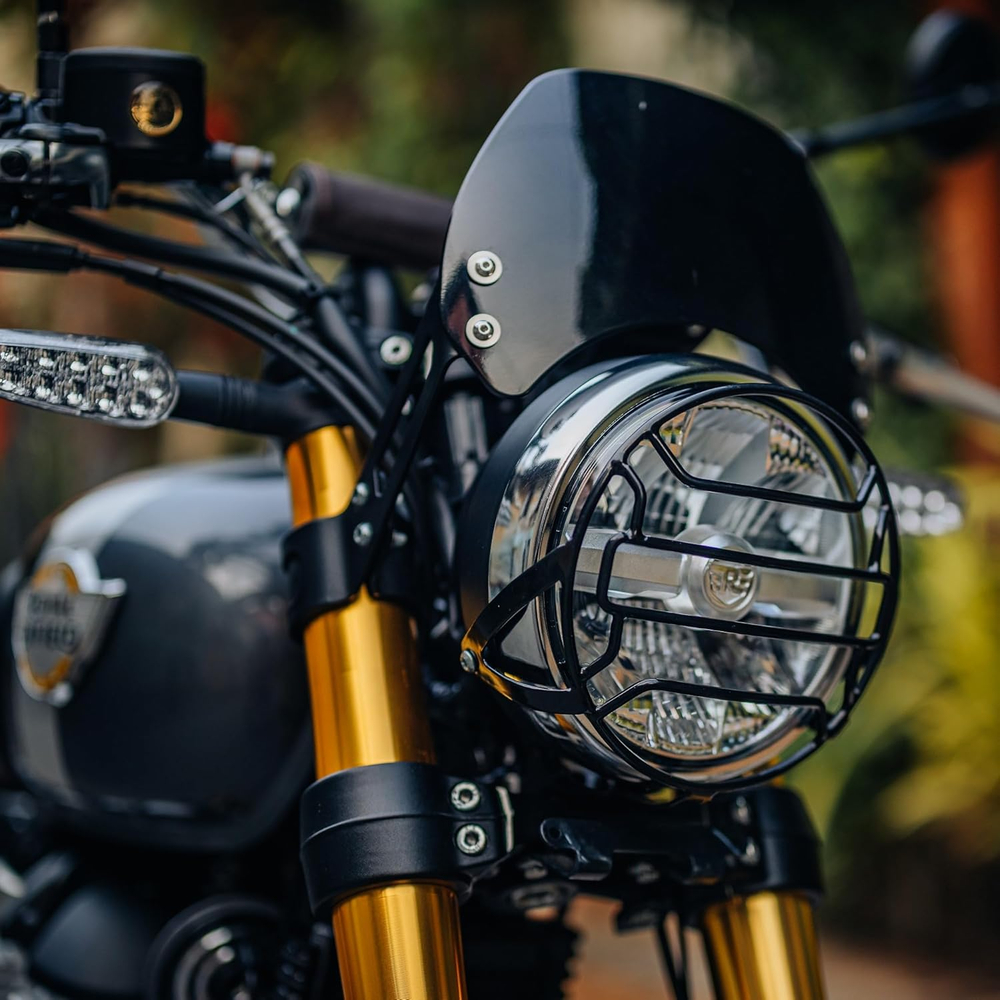Стекло ветровое Royal Enfield, цвет - черный, арт. 1990530