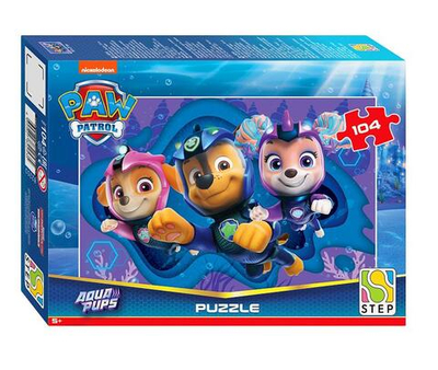 Пазл 104эл. "Щенячий патруль. Аква" (Никелодеон) (Степ пазл)