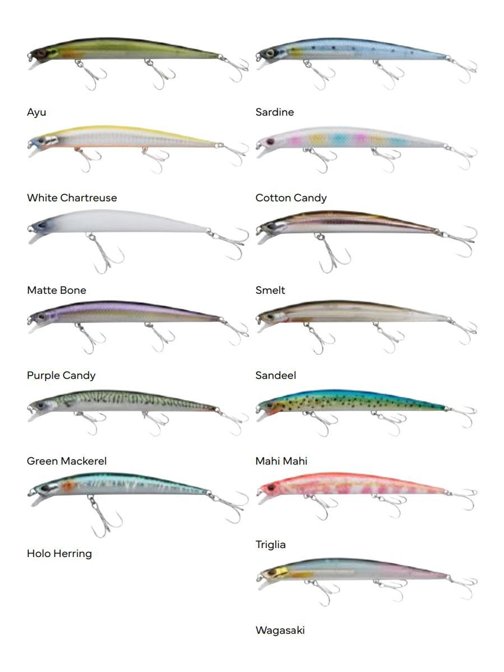 Воблер Berkley DEX Long Shot, White Chart, 140 мм, 21,8 г, тонущий, минноу