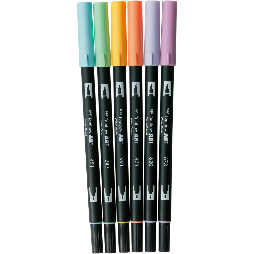 Набор Tombow AB-T Dual Brush 6 Fancy Set